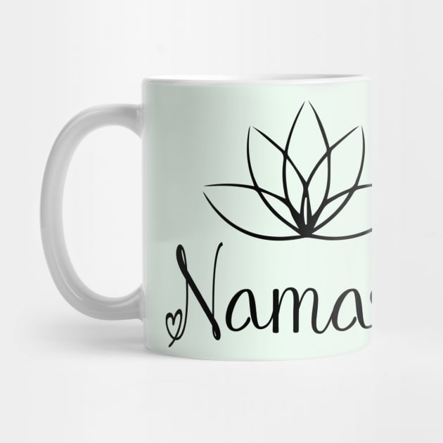 Namaste Yoga Lortus Mom Gift by Elitawesome